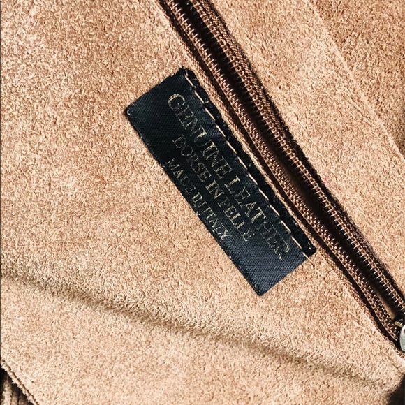 Italian 100% leather fringe bag - Picture 6 of 10